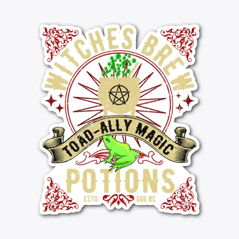 Witches Brew Toad-ally Magic Potions